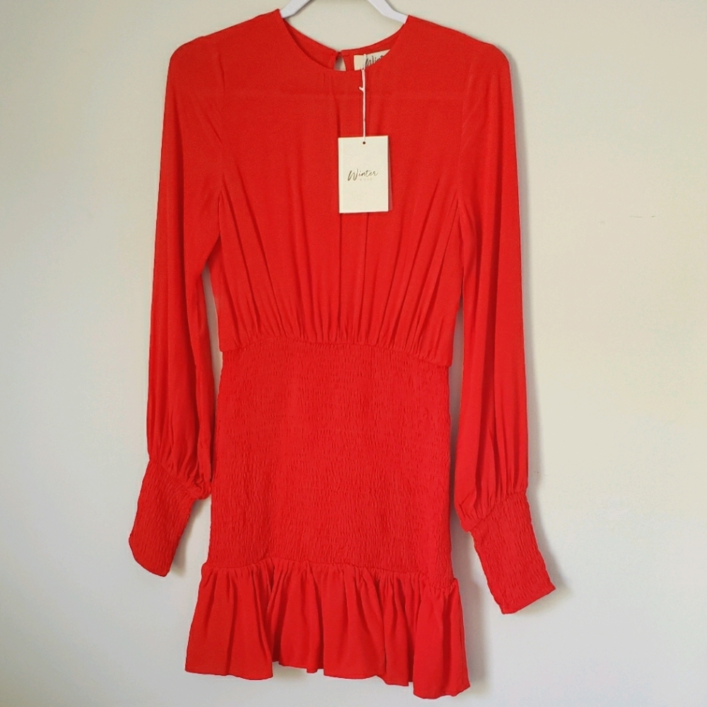 NWT WINTER MUSE POPPY RED JASMINE  DRESS